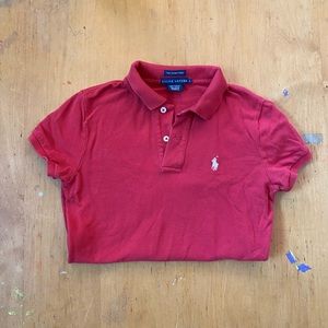 RALPH LAUREN Red Polo T-Shirt